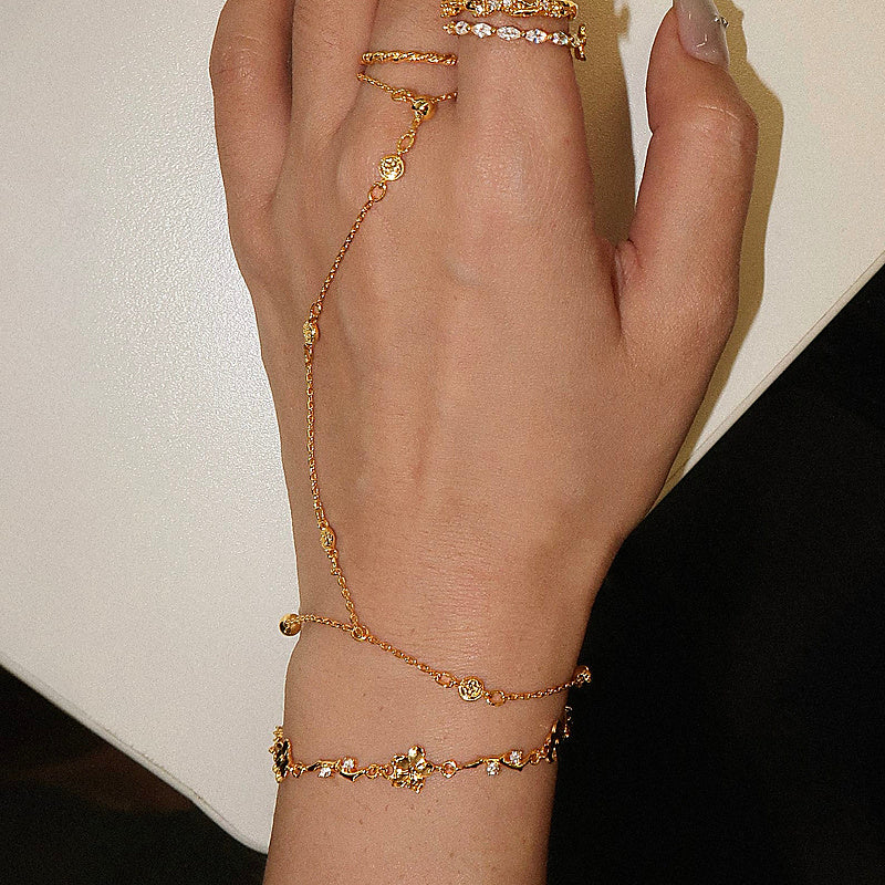 Ivy Floral Bracelet