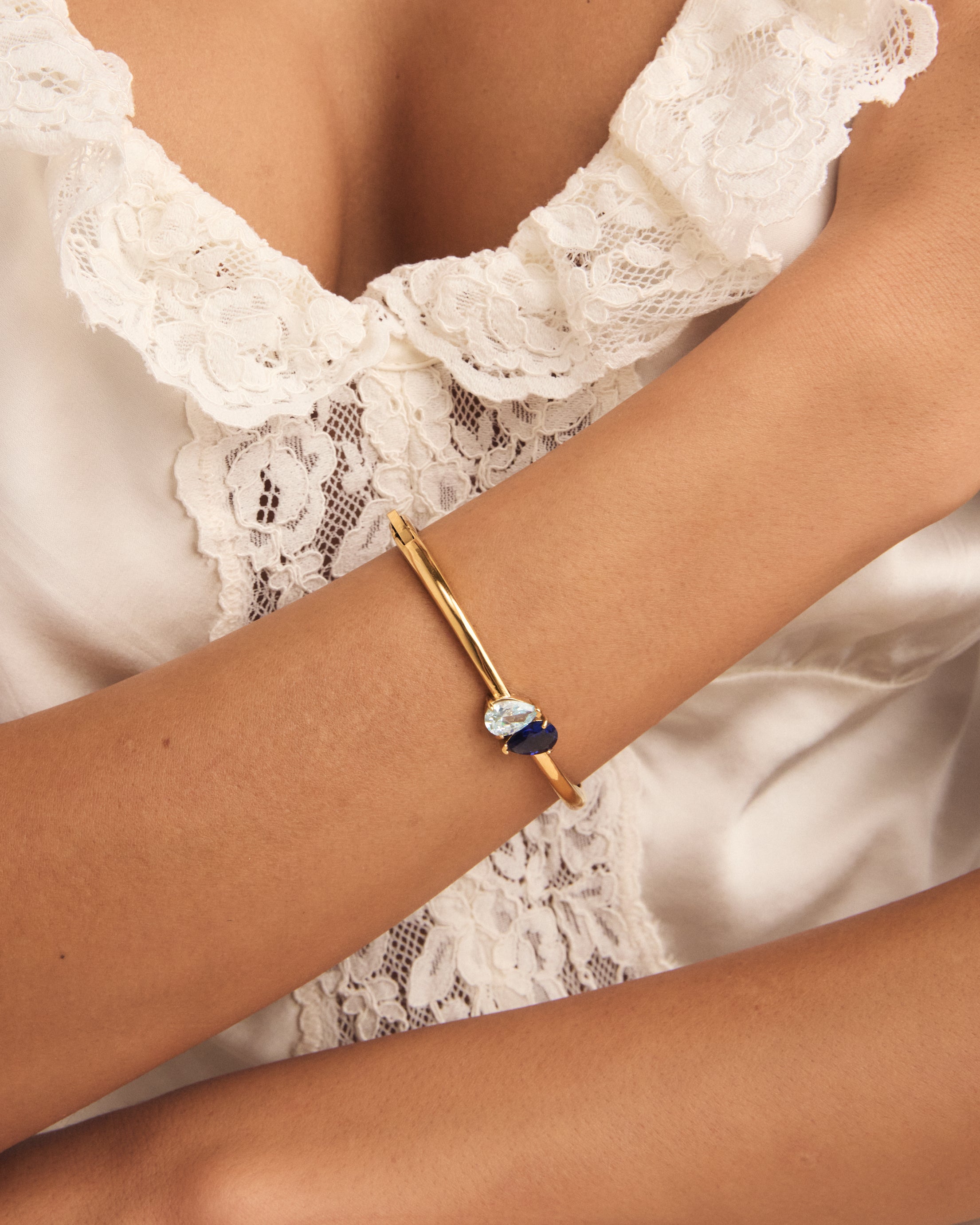 Elara Birthstone Bangle