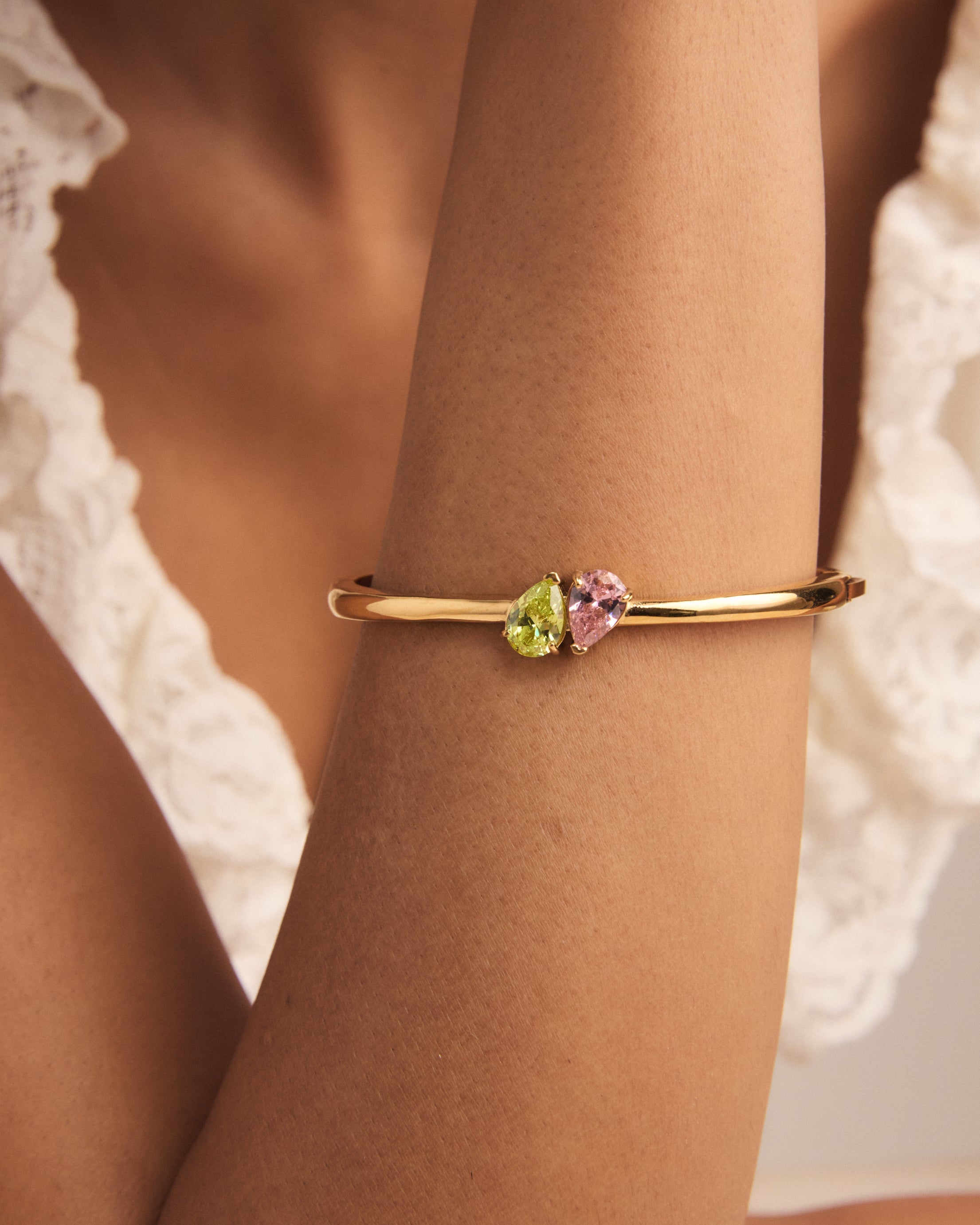 Elara Birthstone Bangle