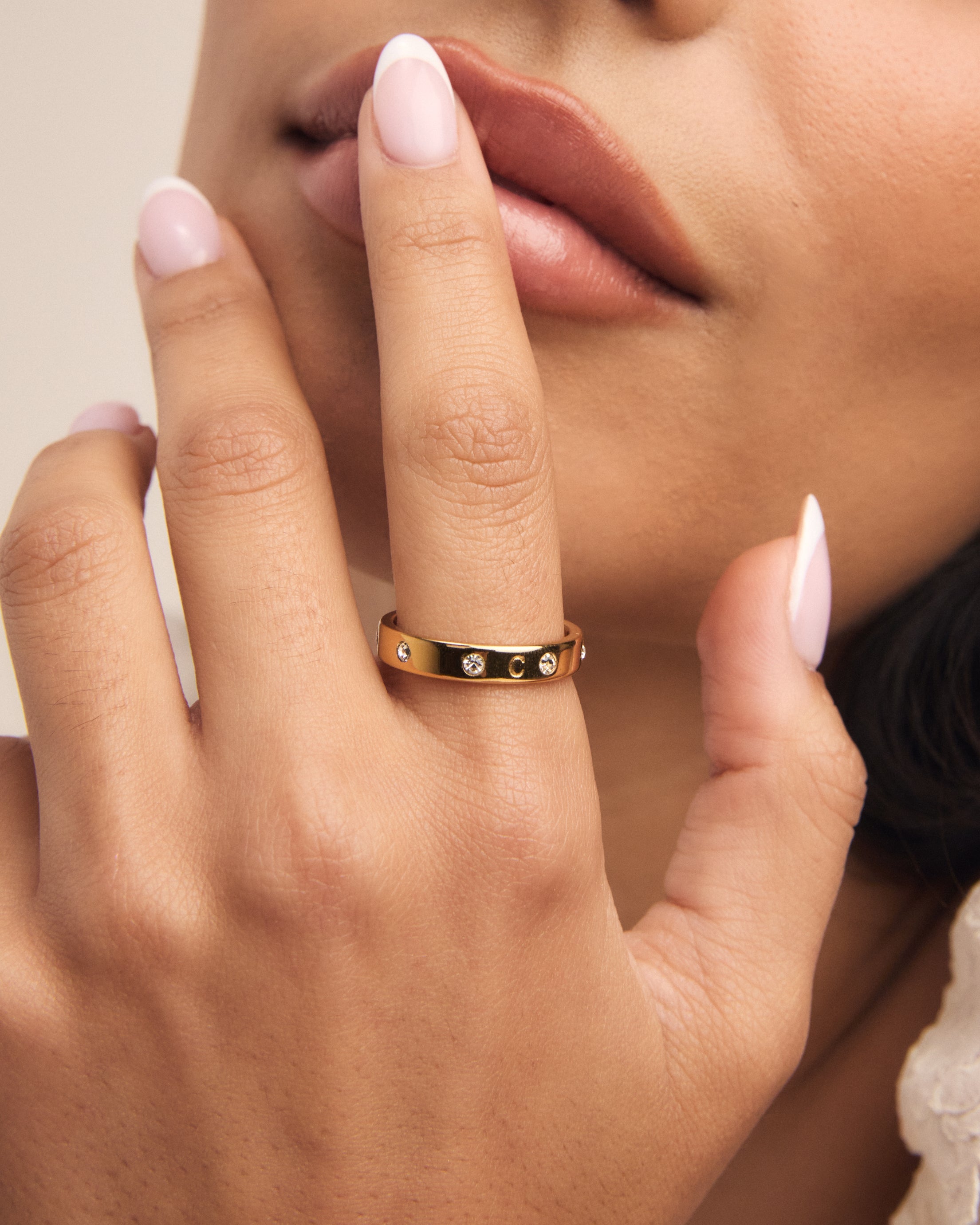 Mina Initial Ring