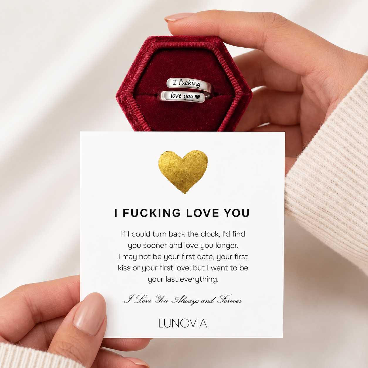 I F♡cking Love You Ring