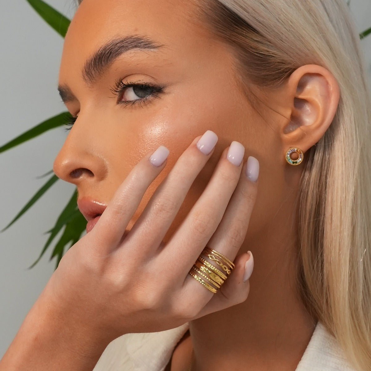 Royale Adjustable Ring 18K Gold Plated