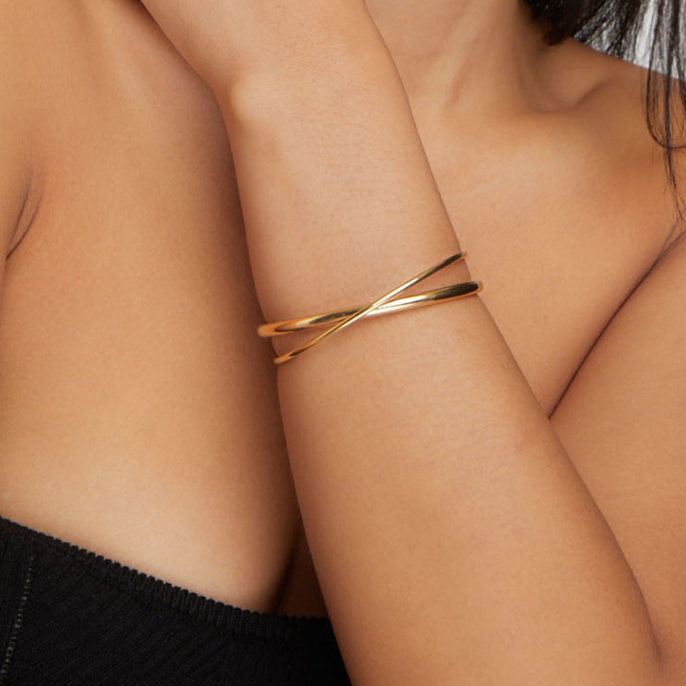 Gold Twist Bracelet