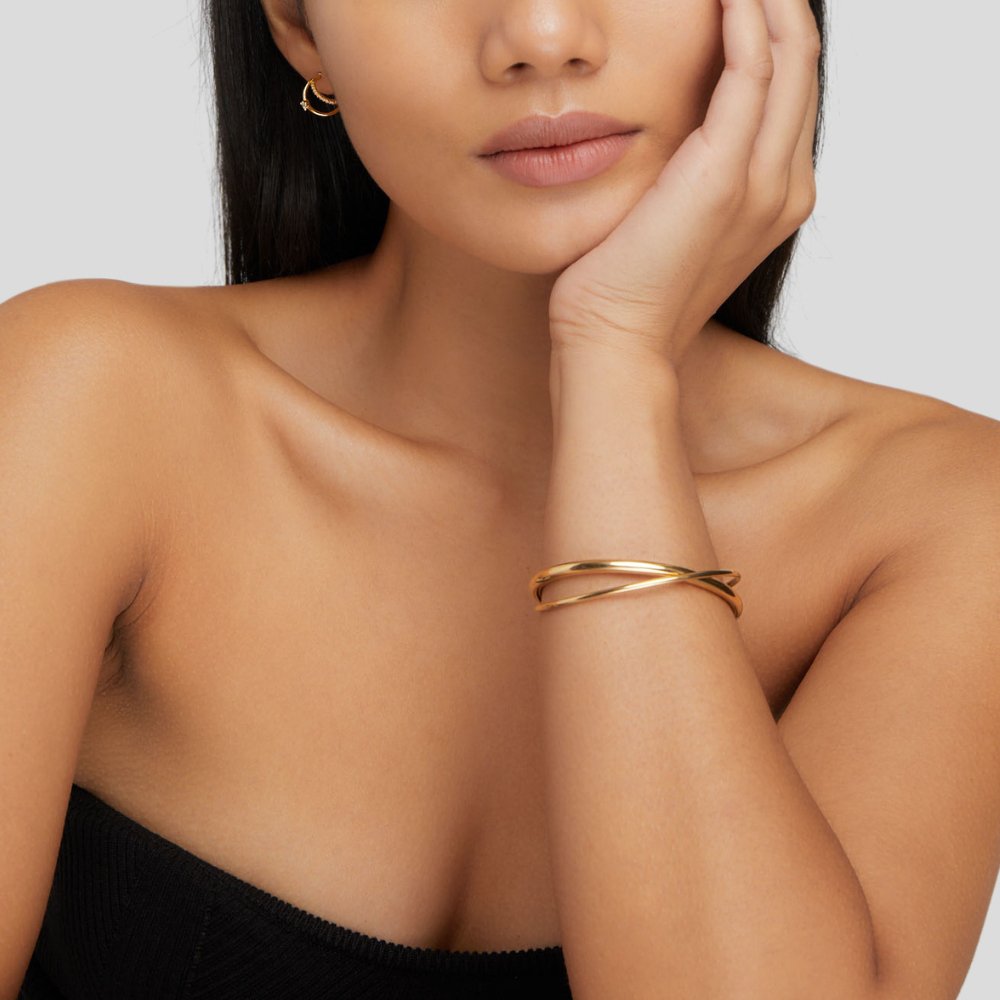 Gold Twist Bracelet