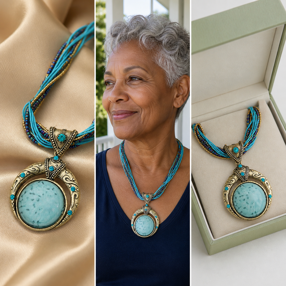 Evelyn™ Vintage Bohemian Pendant Necklace