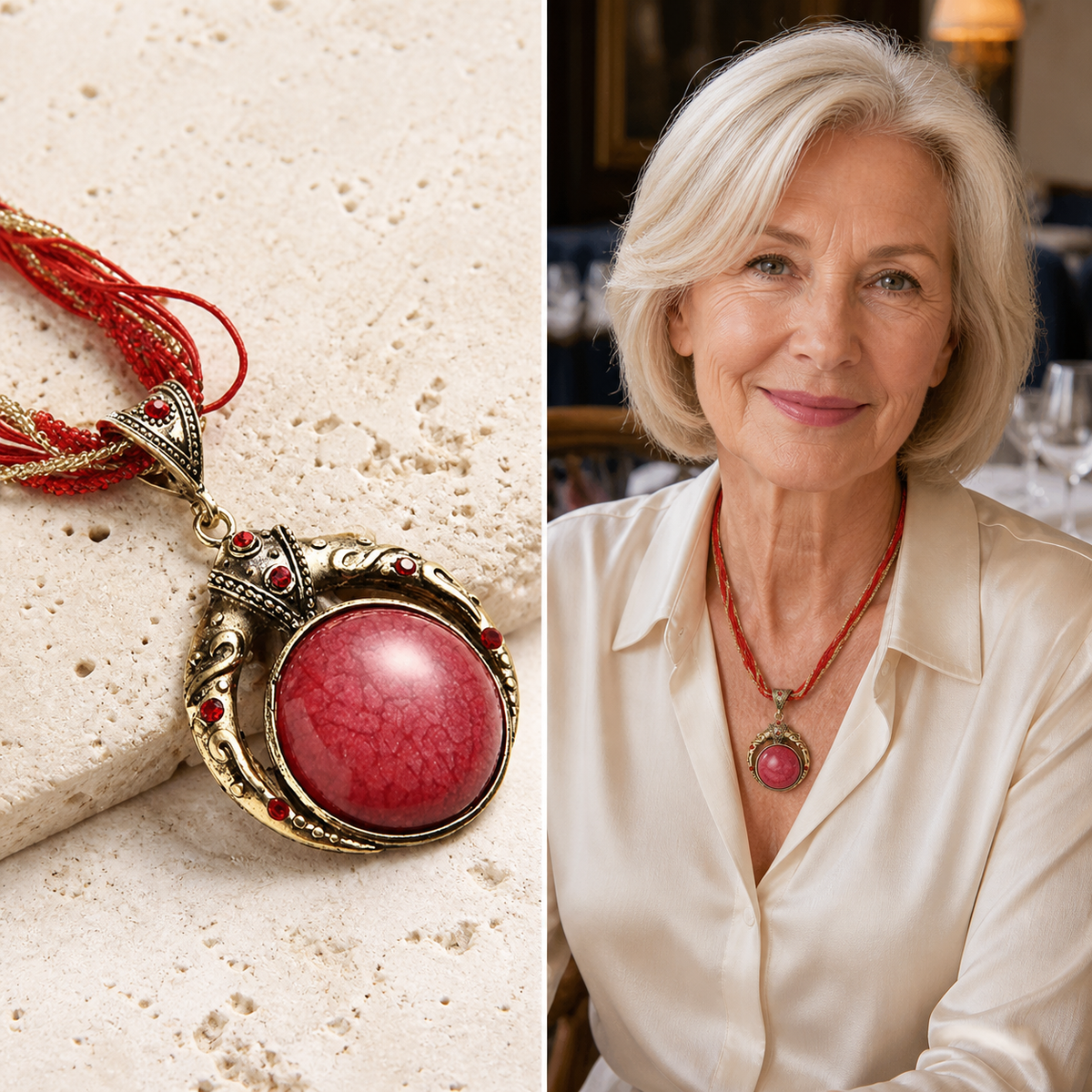 Evelyn™ Vintage Bohemian Pendant Necklace