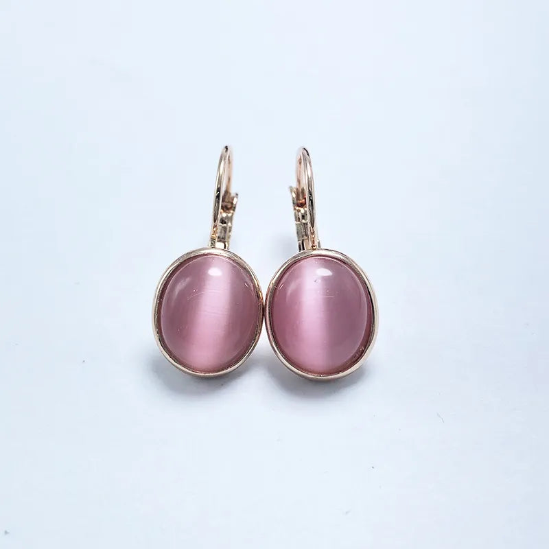 Unique Vintage Earrings with Moonstone