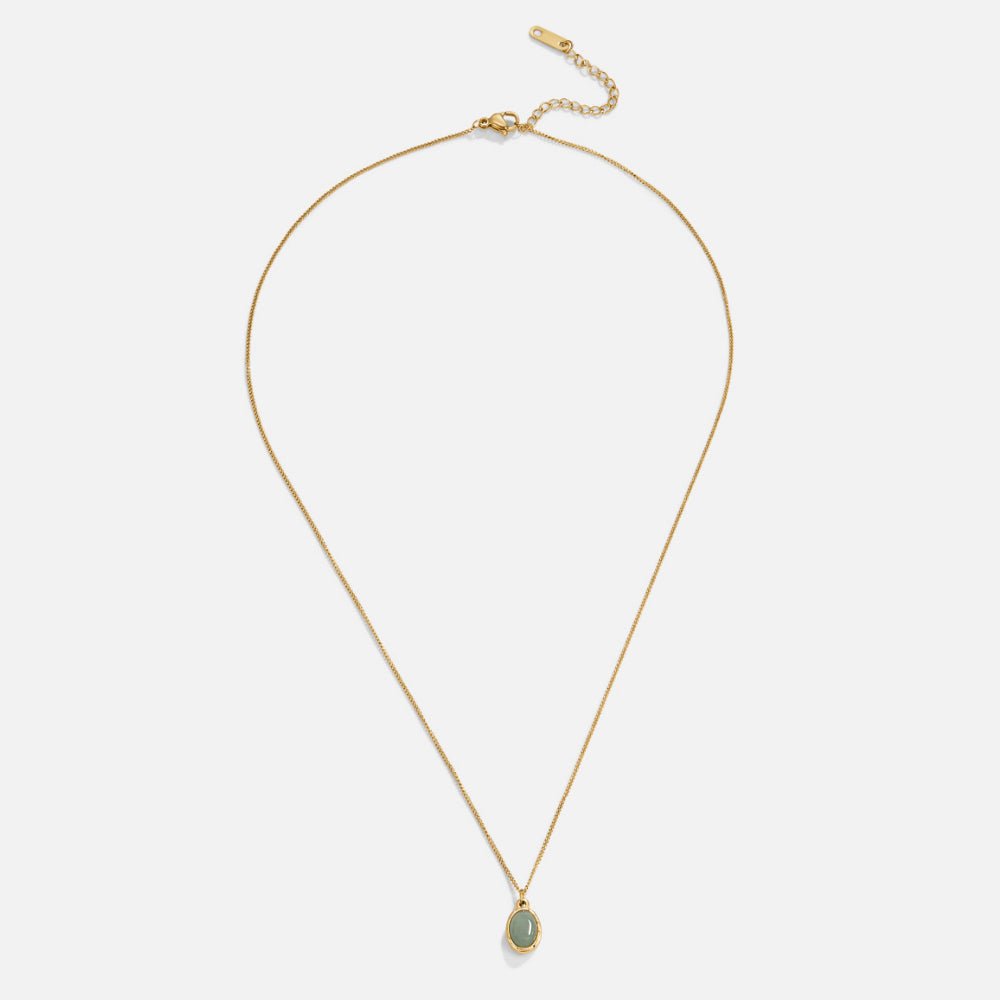 Green Aventurine Pendant Necklace