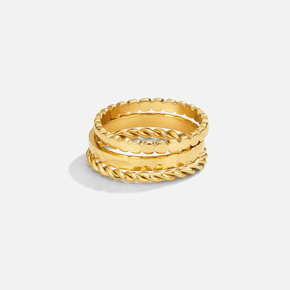 Hella Gold Stacked Ring