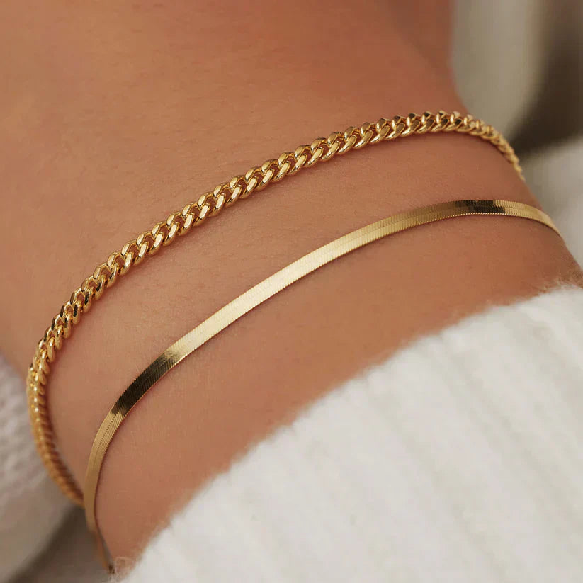 Gold Bracelet Soleil Serpent