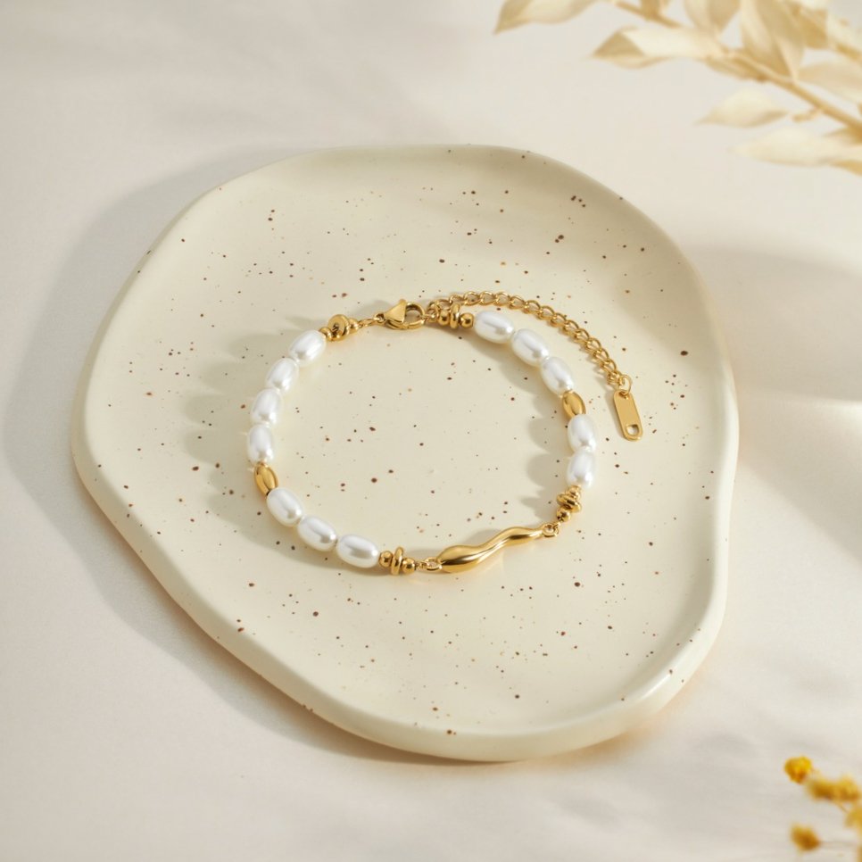 Bracelet with Freshwater Pearls