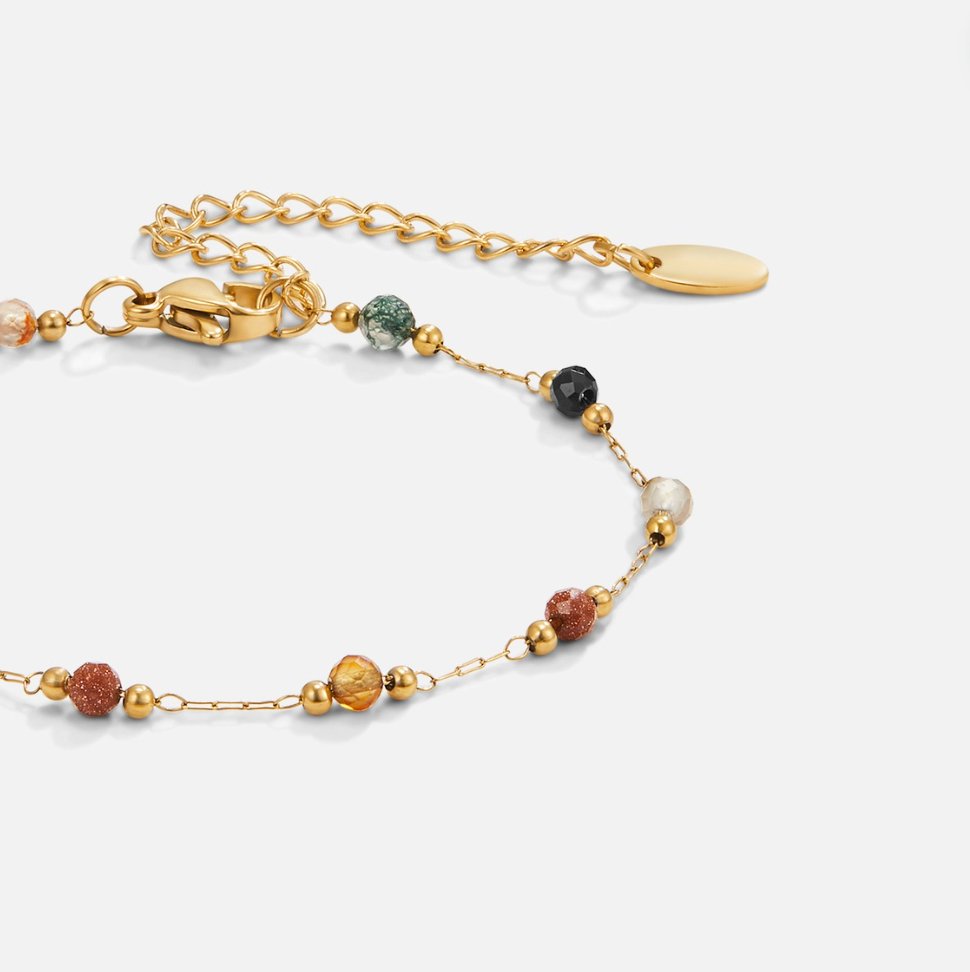 Stainless Steel Bracelet with Delicate Toning