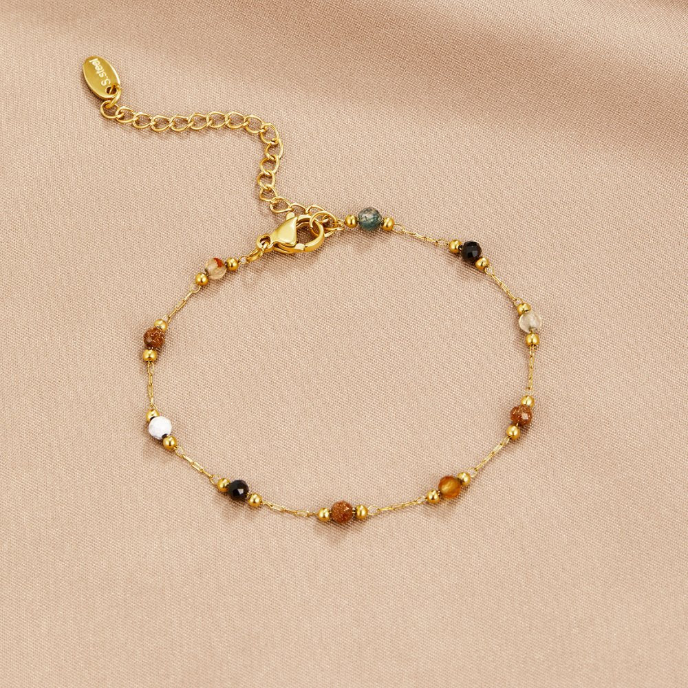 Stainless Steel Bracelet with Delicate Toning