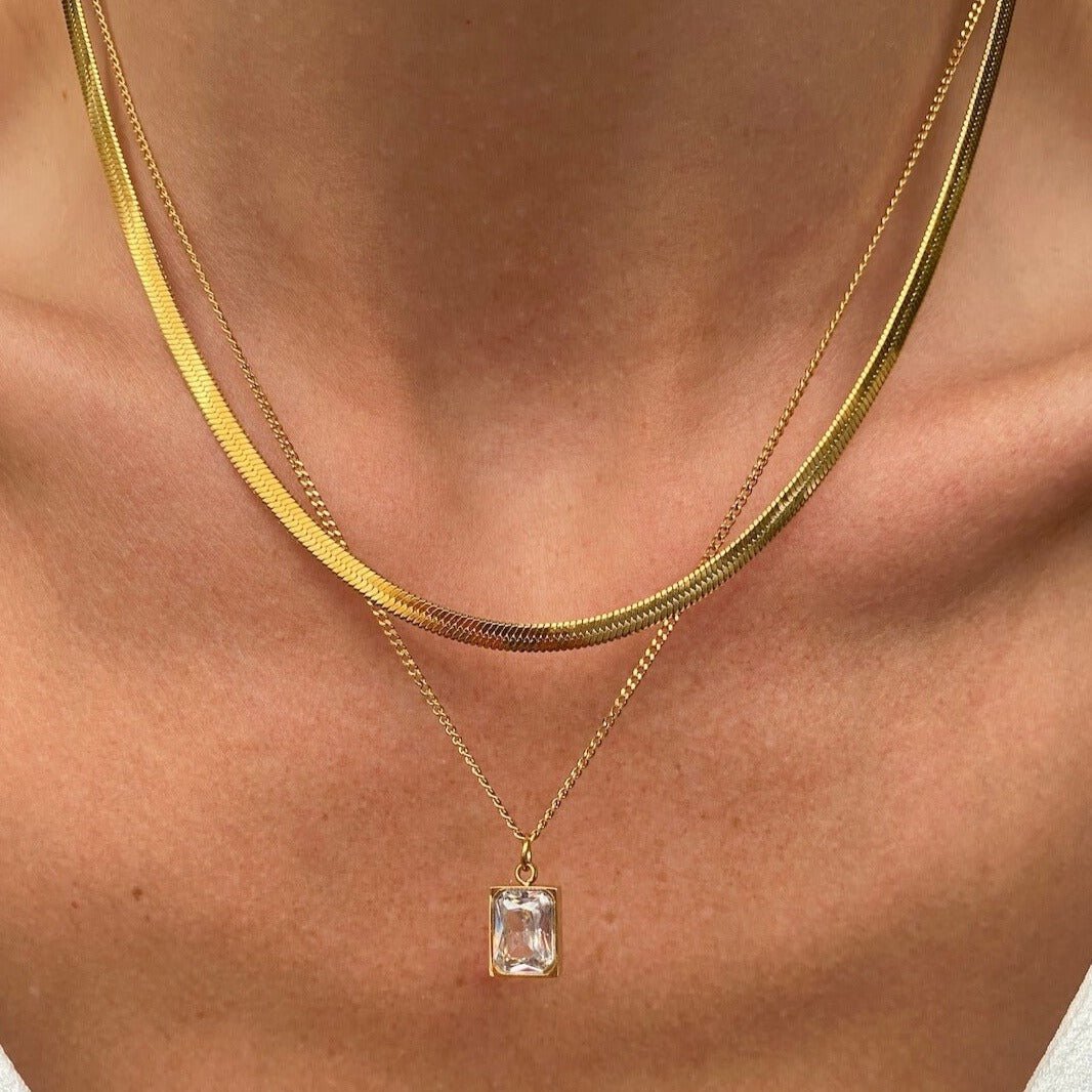 Paris Necklace Set 18K Gold Plated