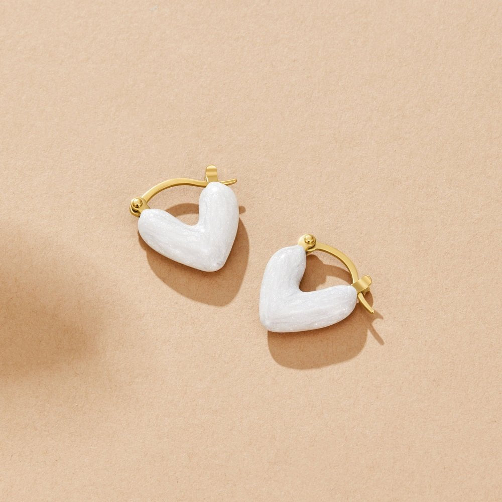 ‘Pure Love’ Heart Earrings