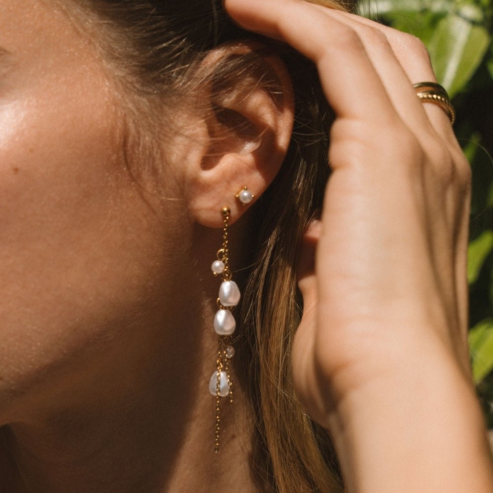 Sofia Pearl Stud Earrings