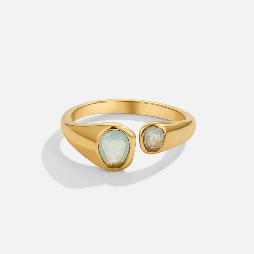 Vintage Aquamarine Wrap Ring