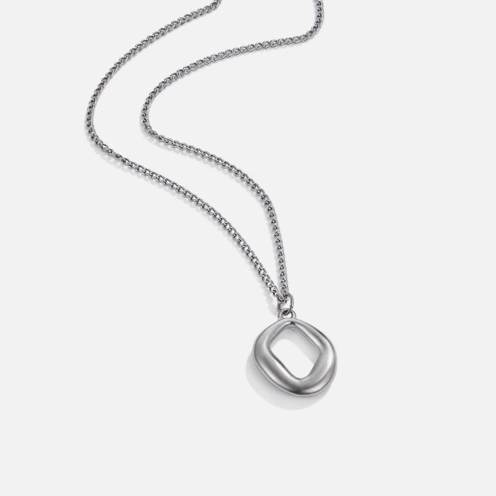 Zola Geometric Silver Necklace