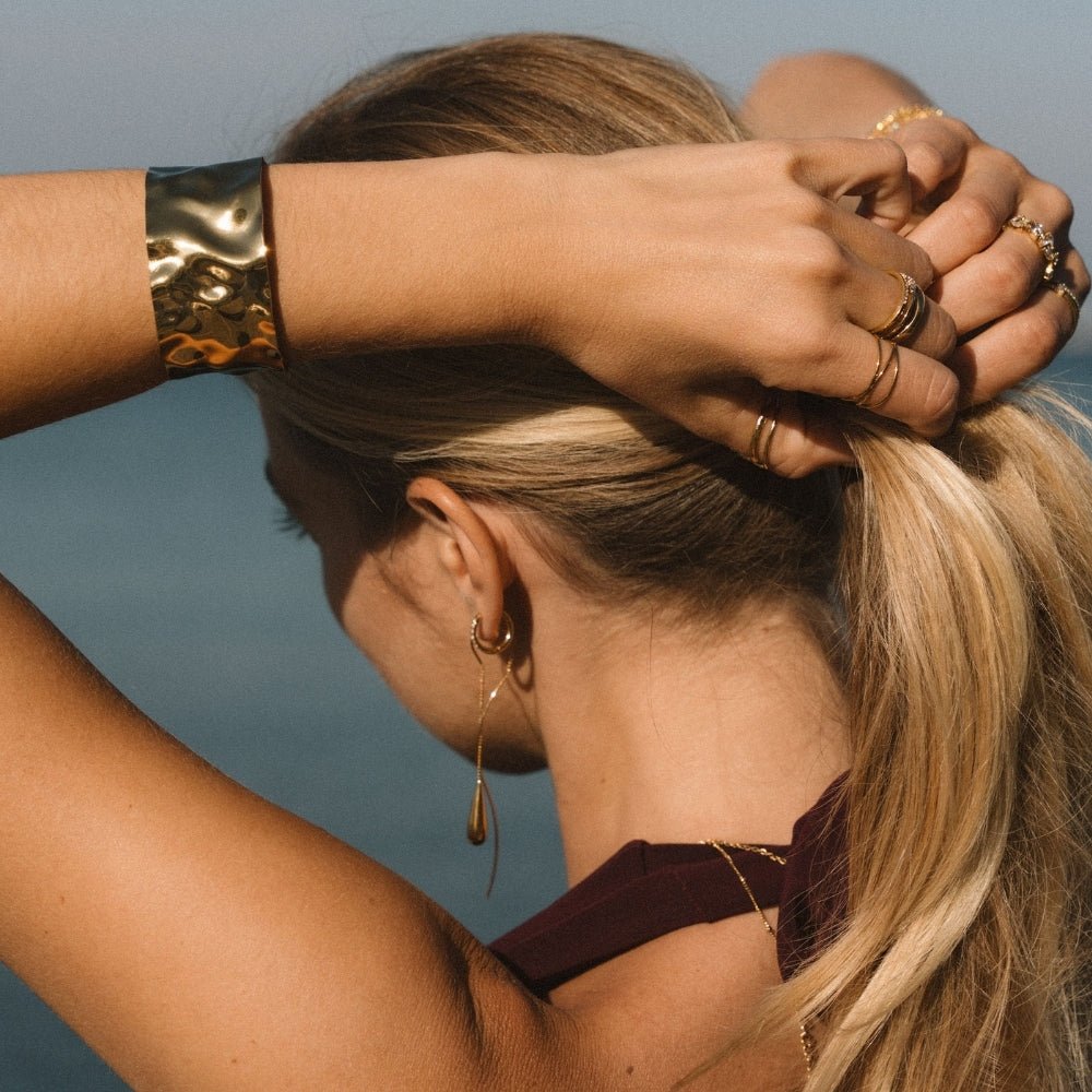 18K Gold Cuff Bracelet