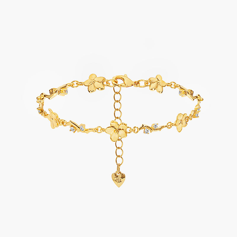 Ivy Floral Bracelet