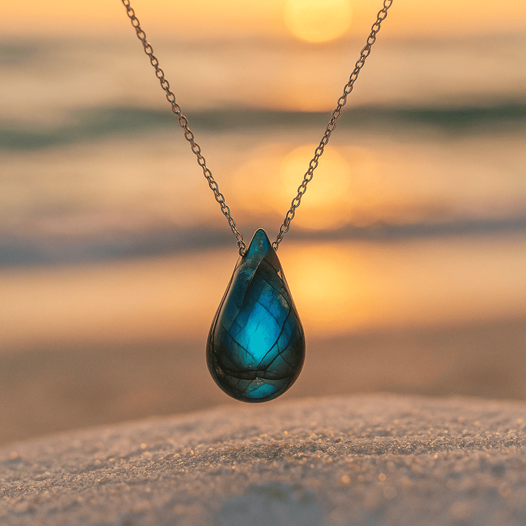 Lagoon Necklace In Labradorite