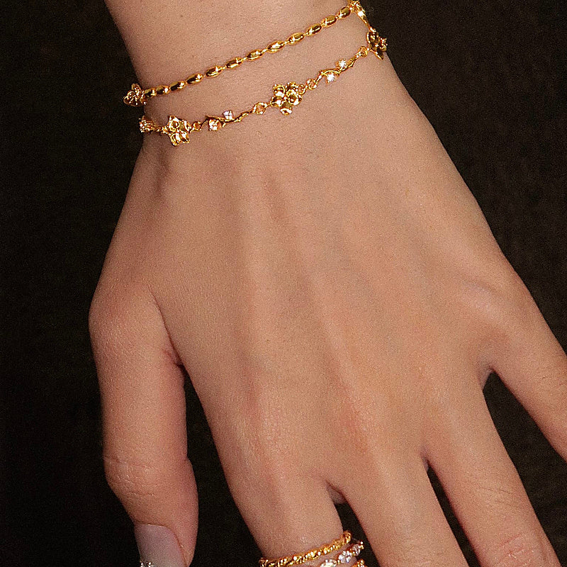 Ivy Floral Bracelet