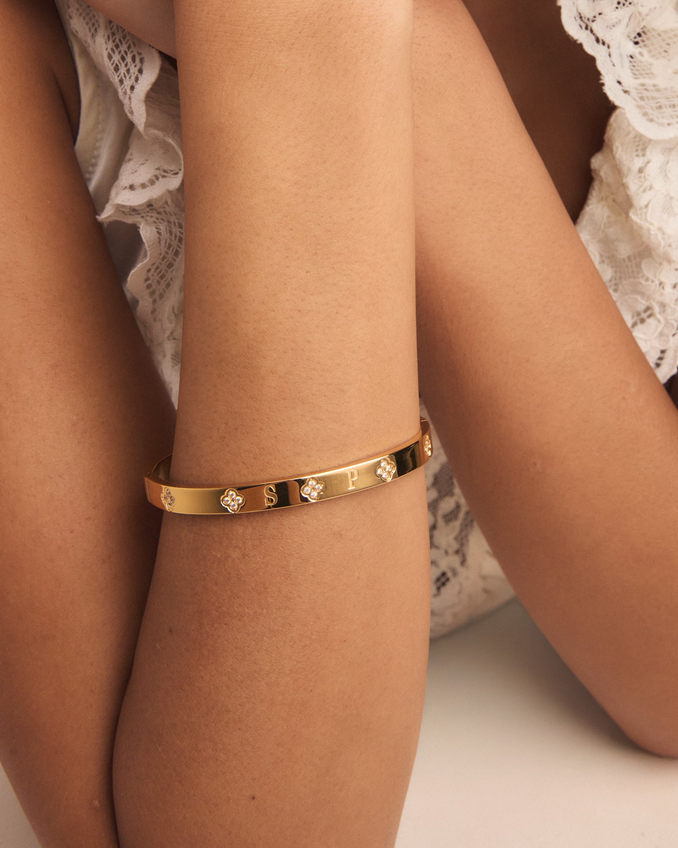Eloise Initial Bangle