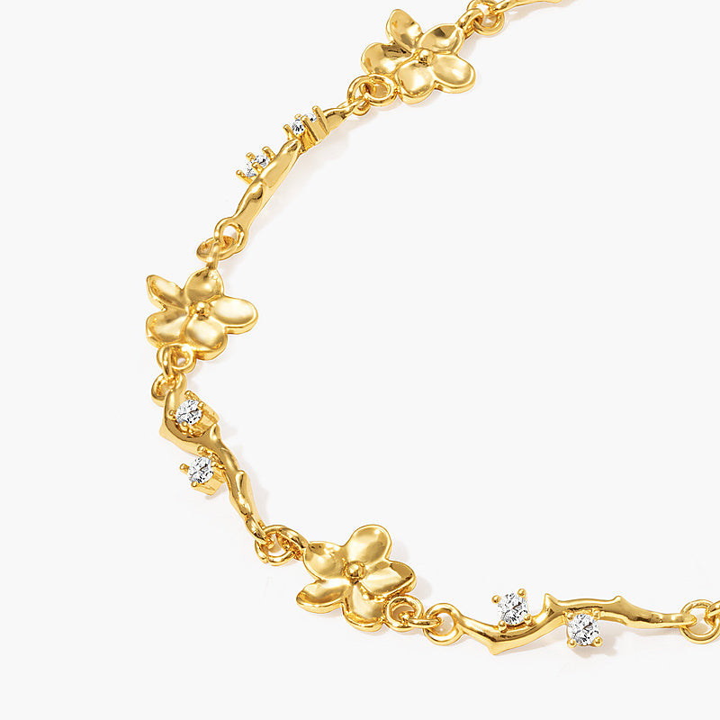 Ivy Floral Bracelet