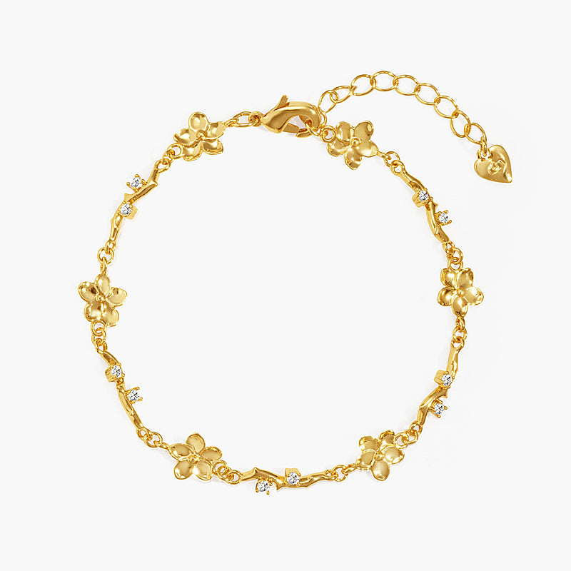 Ivy Floral Bracelet