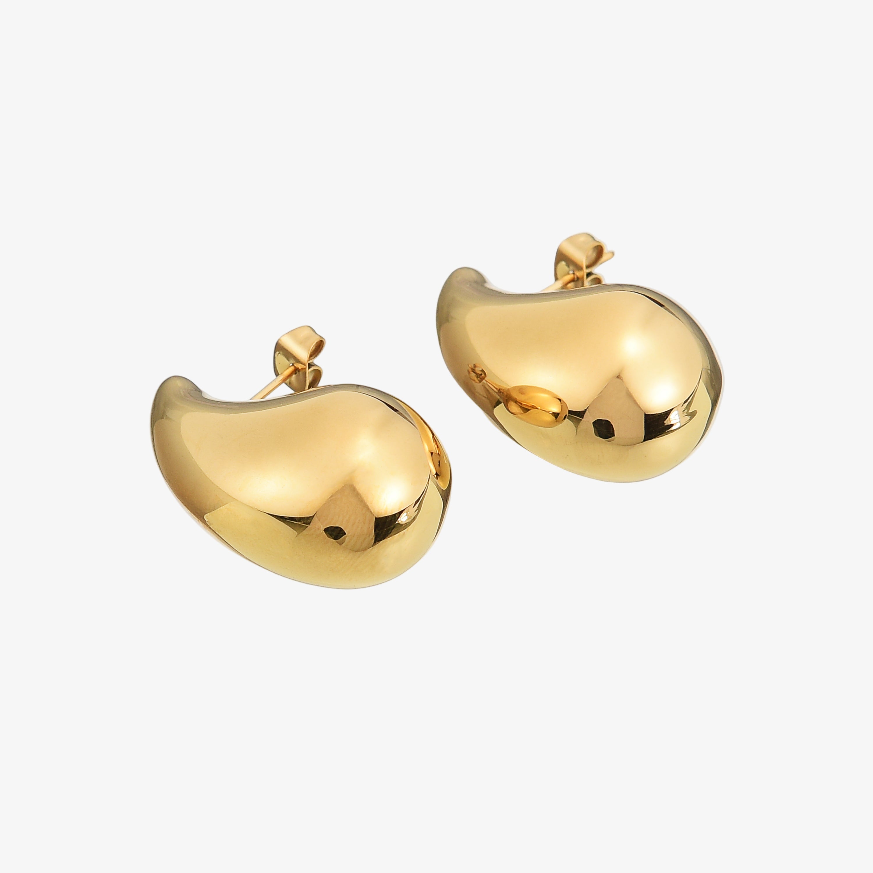 Celeste Hoop Earrings 18K Gold Plated