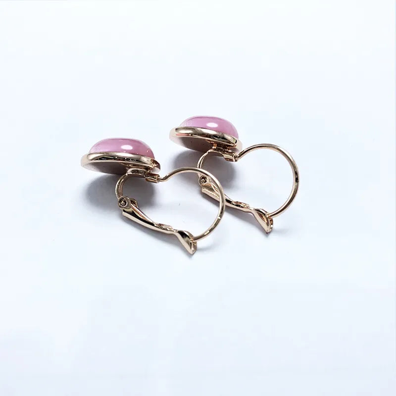 Unique Vintage Earrings with Moonstone