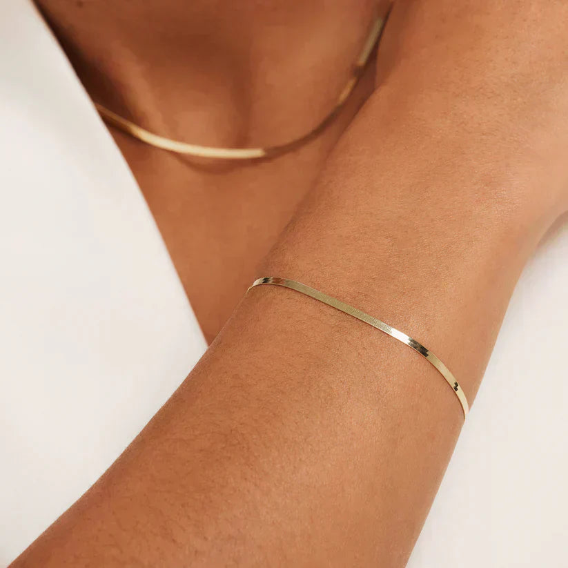 Gold Bracelet Soleil Serpent