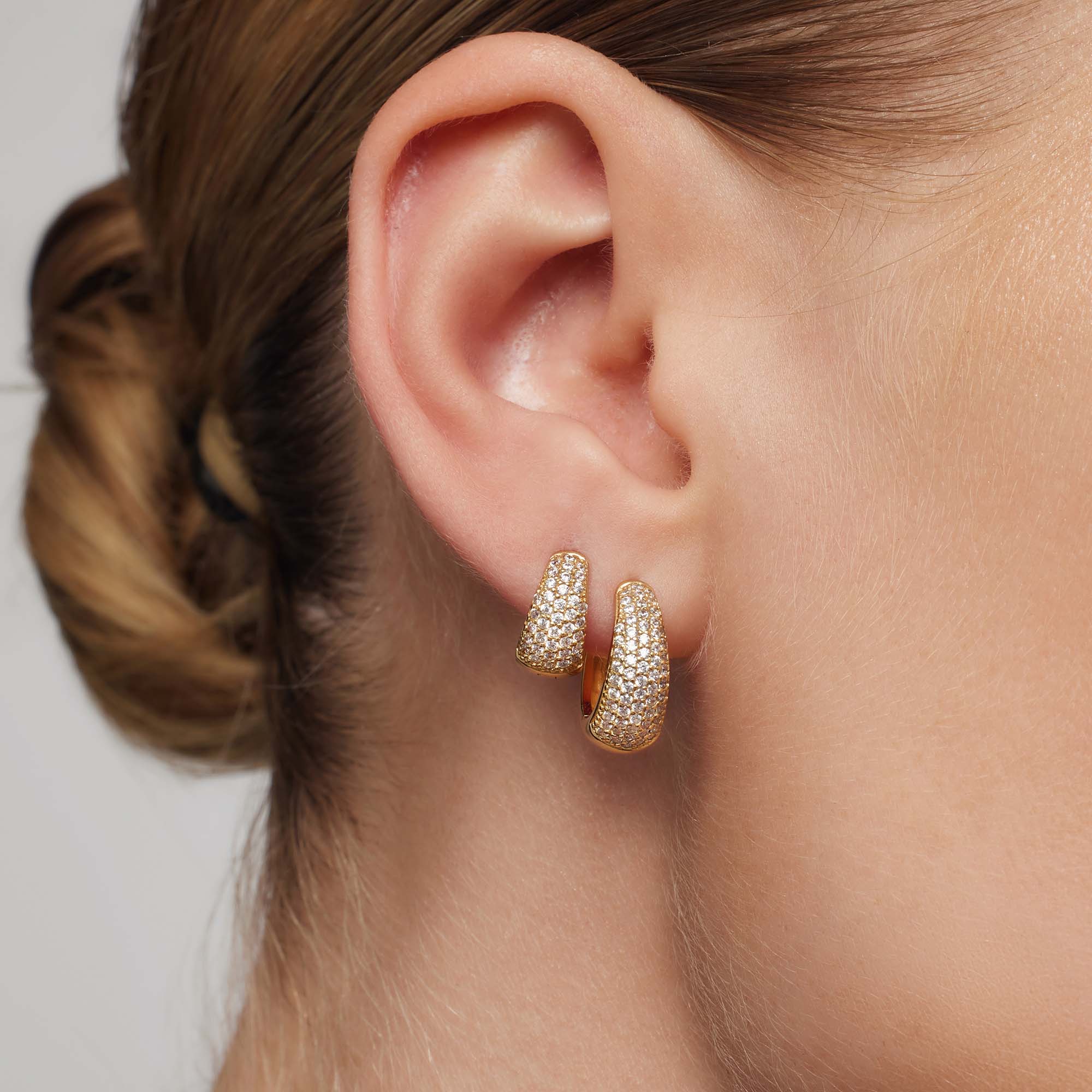 Gold Mini Hoops Jules