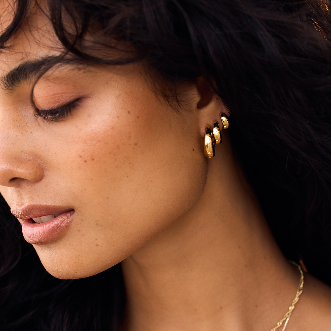 Gold Hoop Earrings