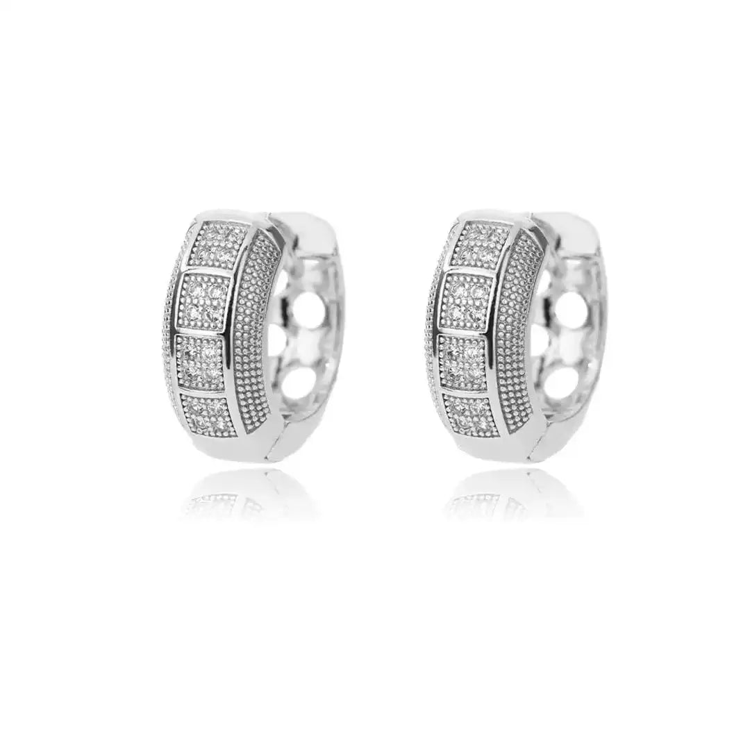 Timeless Cubic Zirconia Hoop Earrings