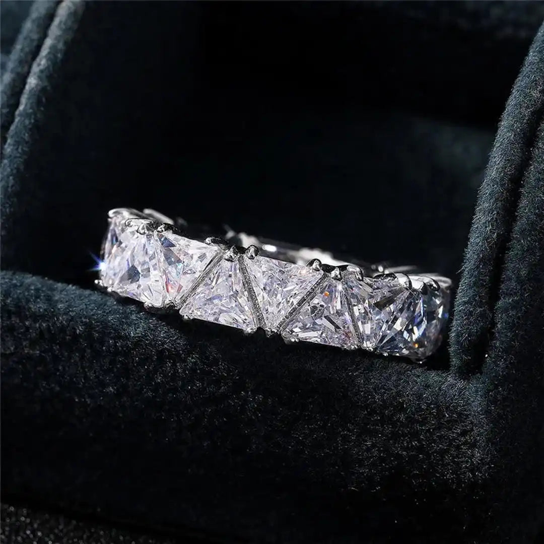 Vintage Triangle Stone Ring