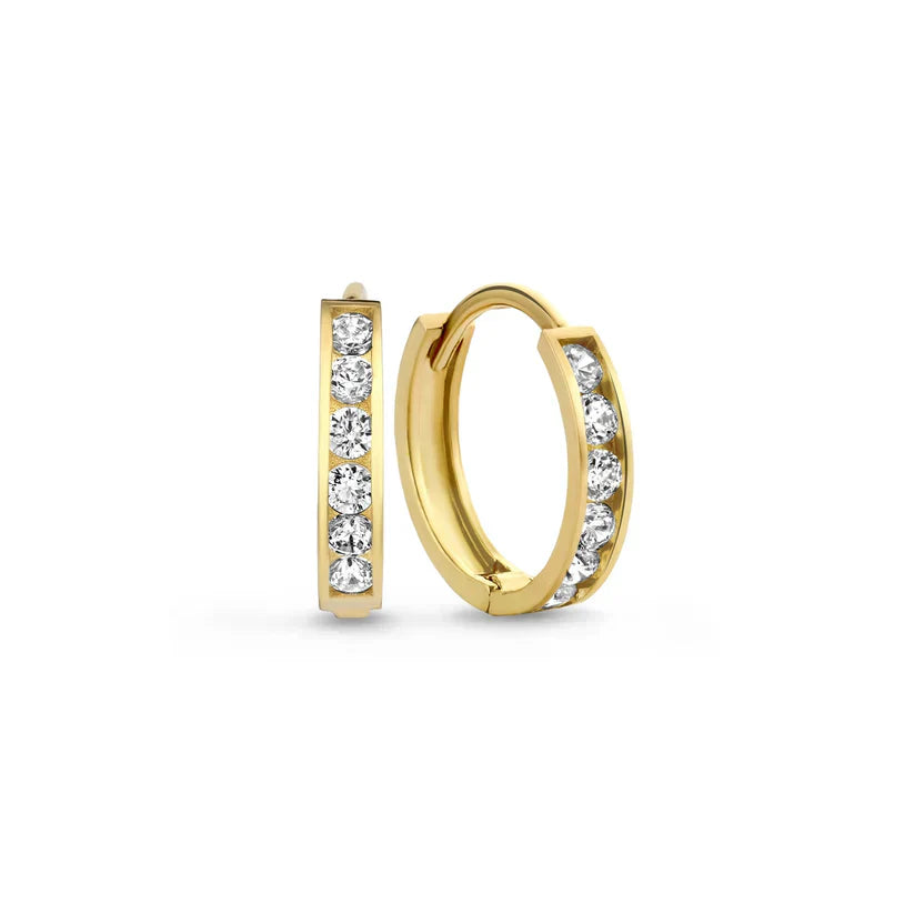 Dara Brillane Gold Earrings - Set