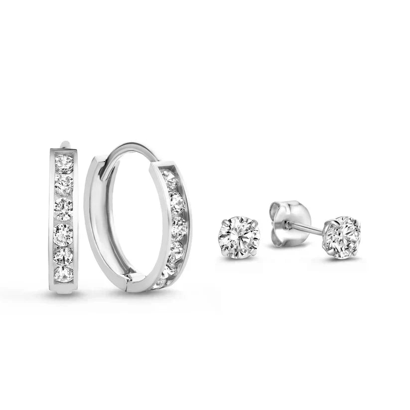 Dara Brillane Gold Earrings - Set