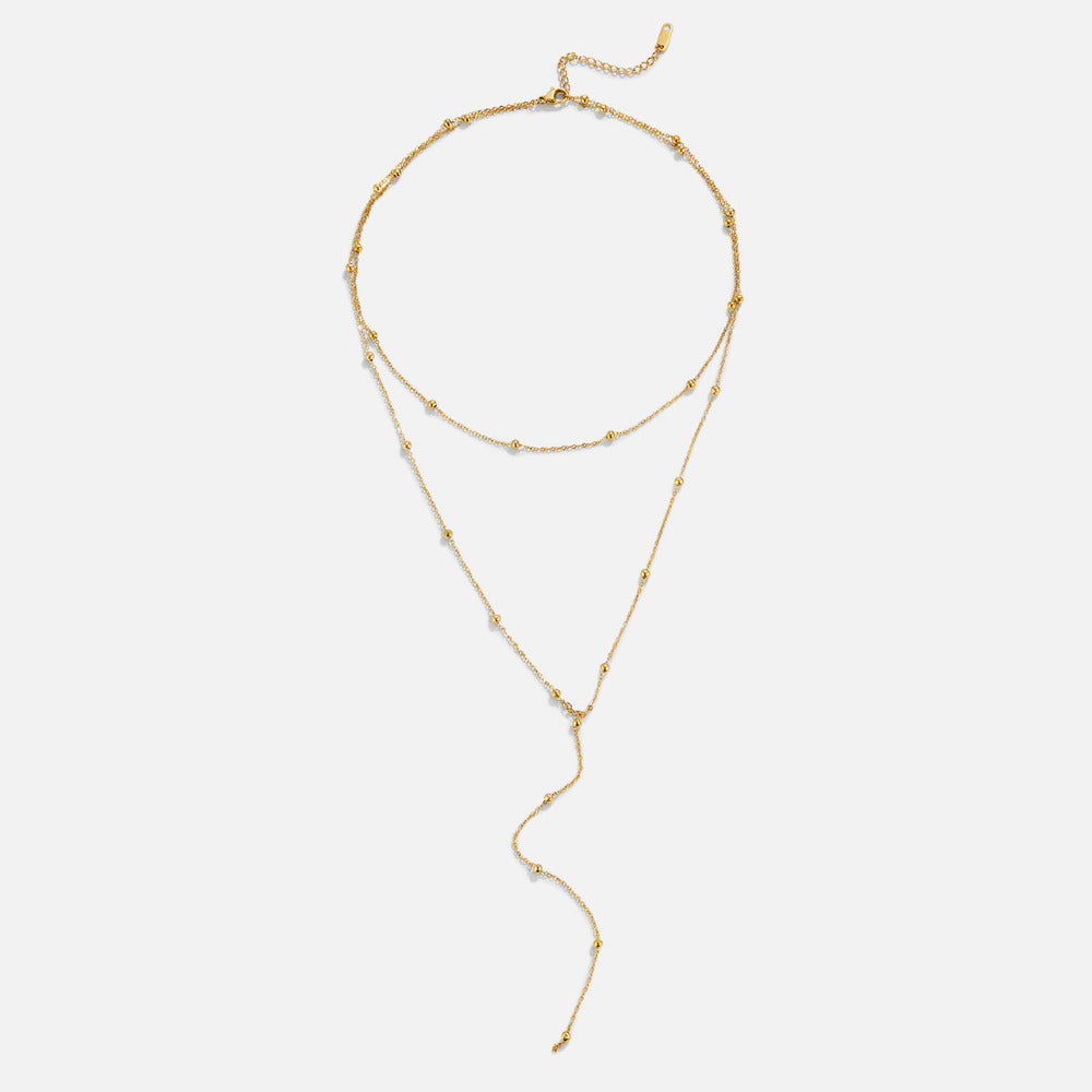 Layered Amara Tassel Necklace