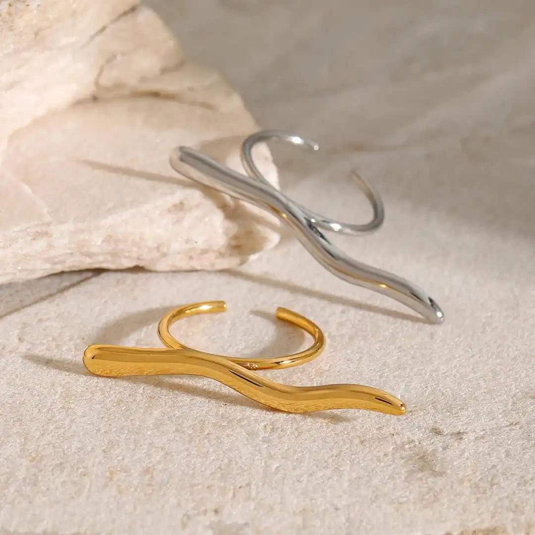 Minimalist Golden Twig Ring