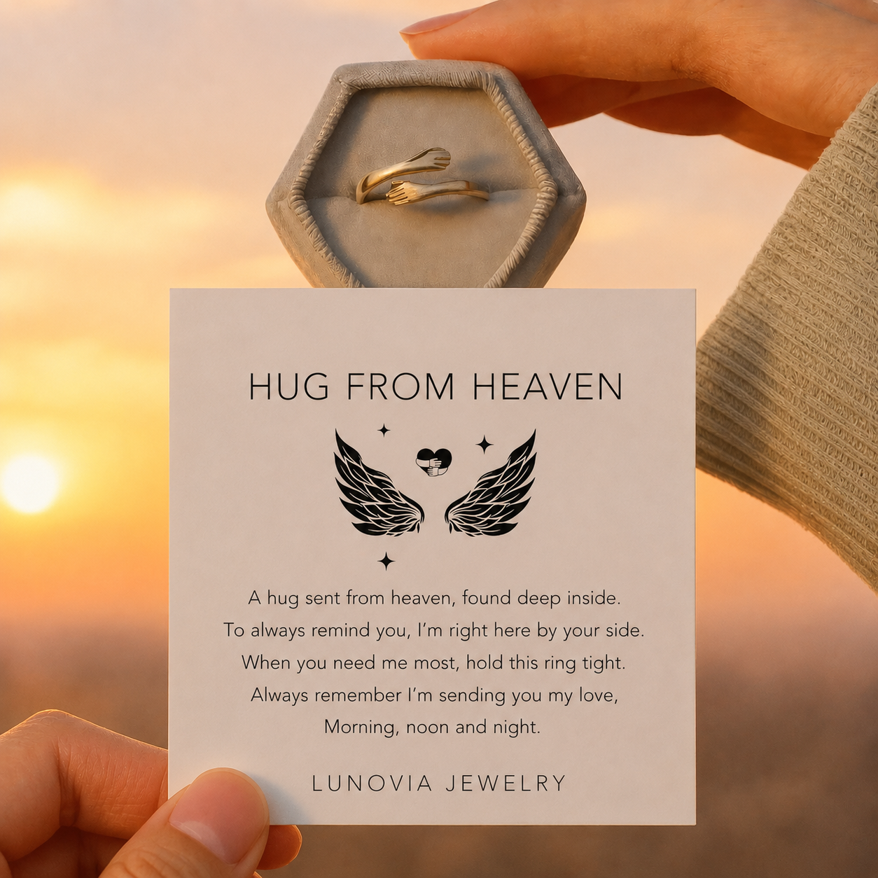 Wrapped in Love - Hug Ring