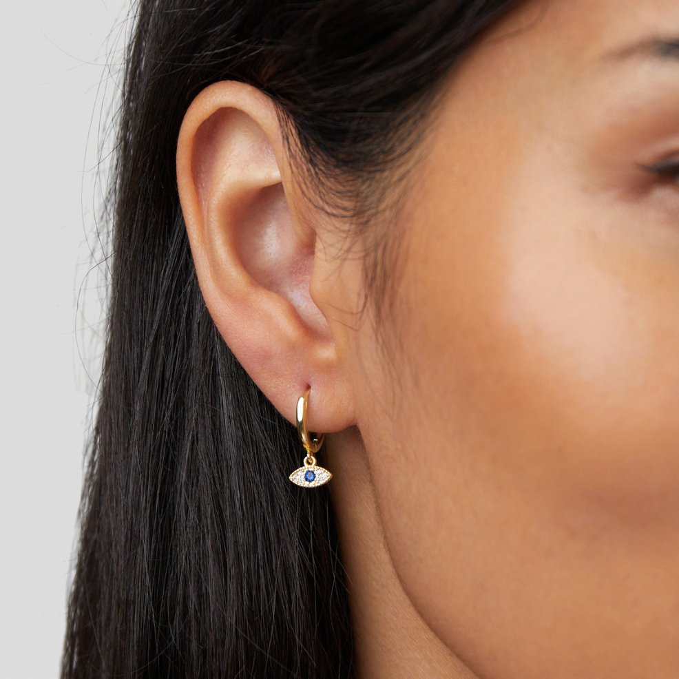 Eye-Shaped Earrings