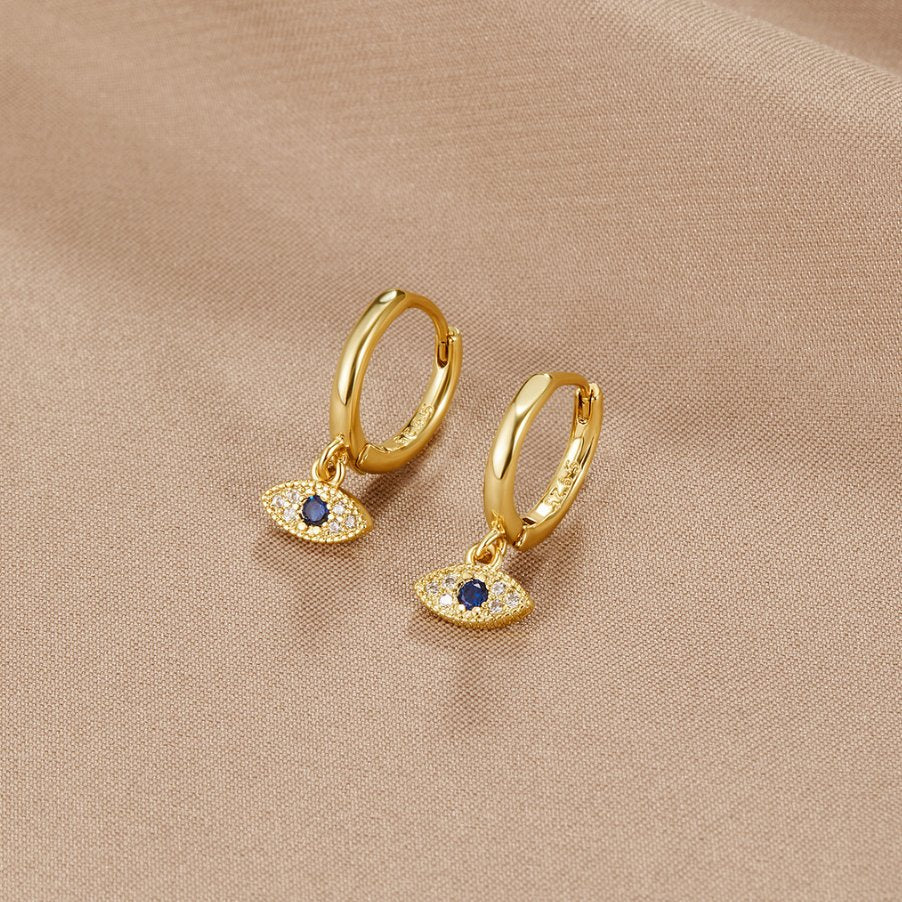 Eye-Shaped Earrings