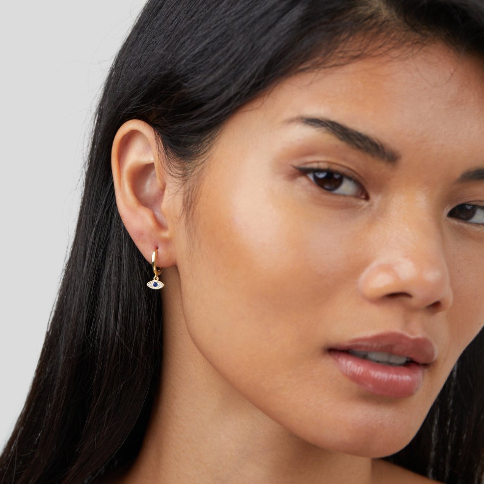 Eye-Shaped Earrings