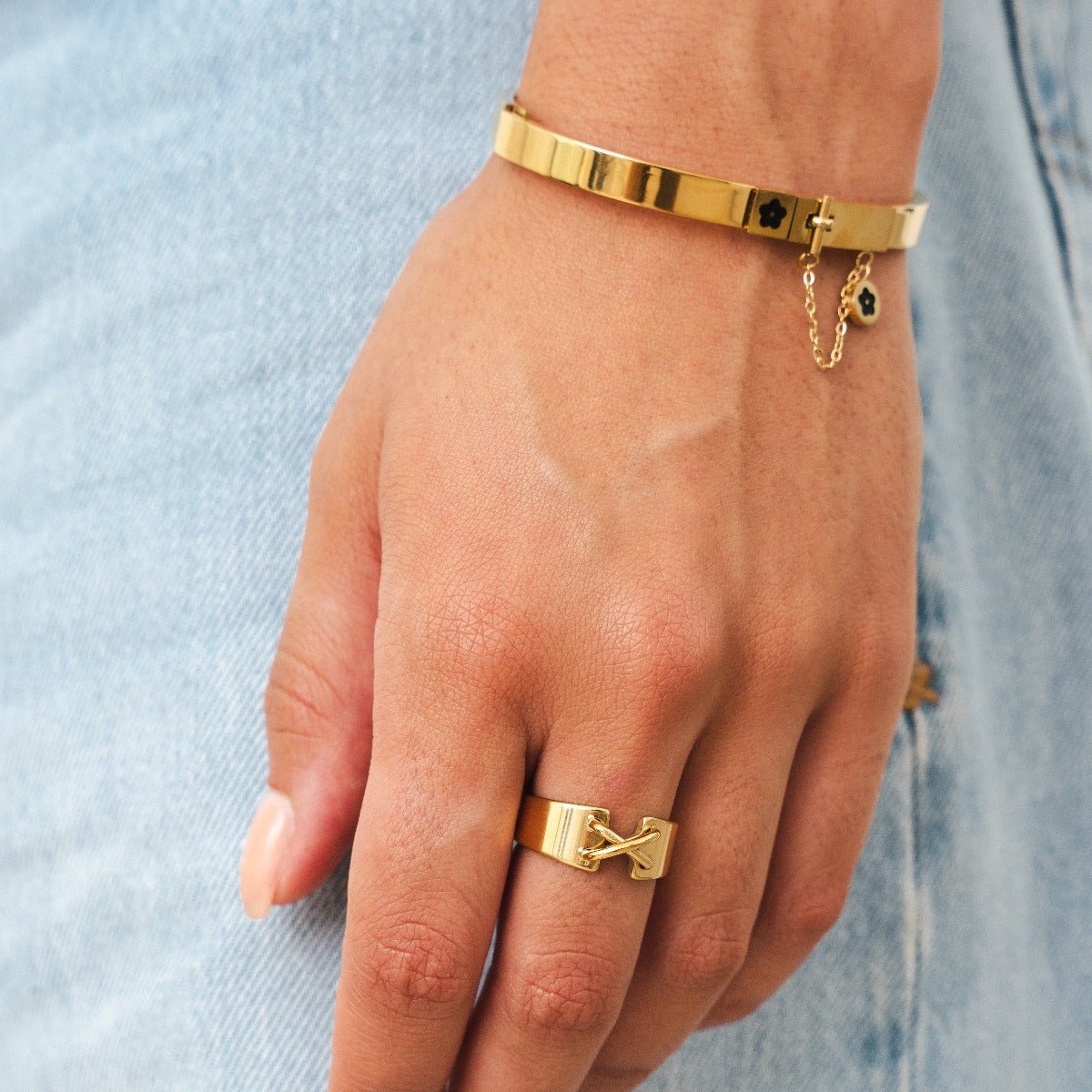 Charm Bracelet 18K Gold Plated