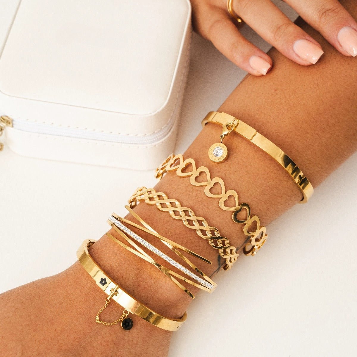 Florence Zirconia Bracelet 18K Gold Plated