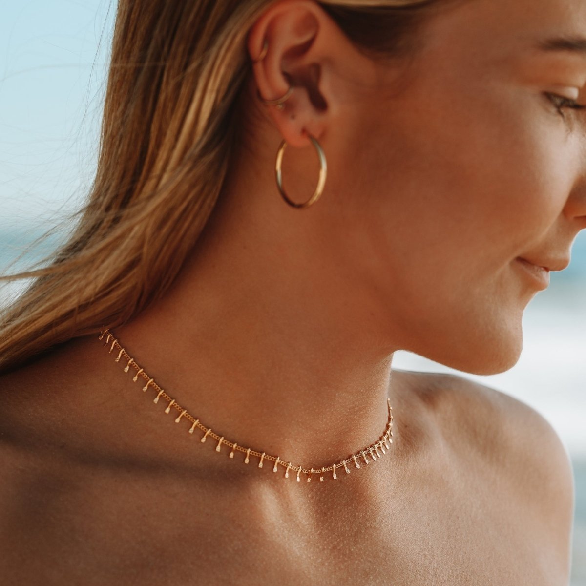 Verona Choker Necklace 18K Gold Plated