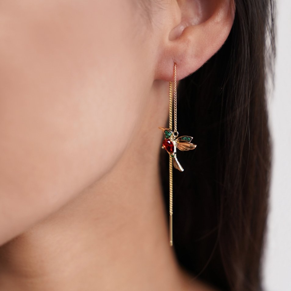 LILLI Chica Hummingbird Earrings