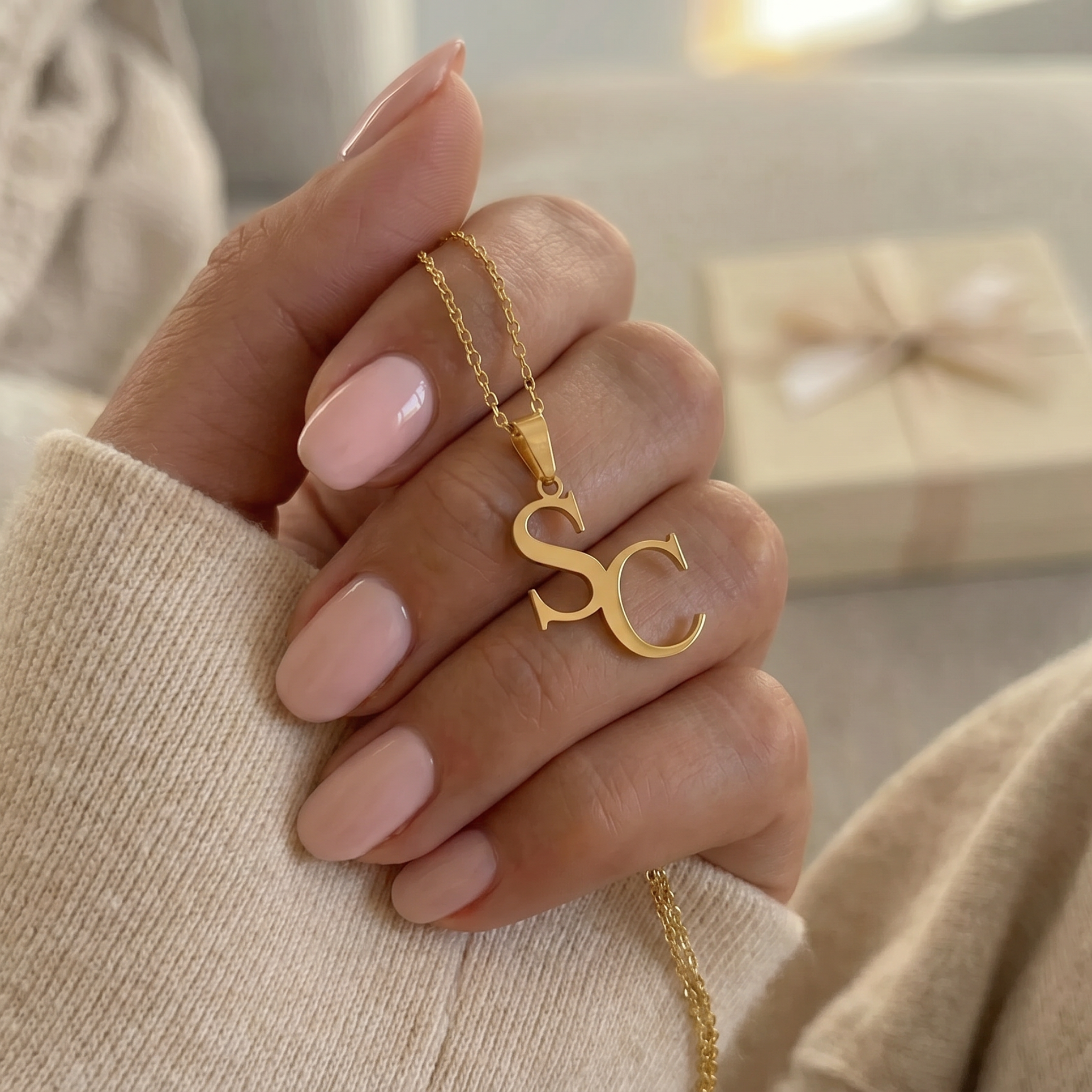 Olivia - Initials Necklace