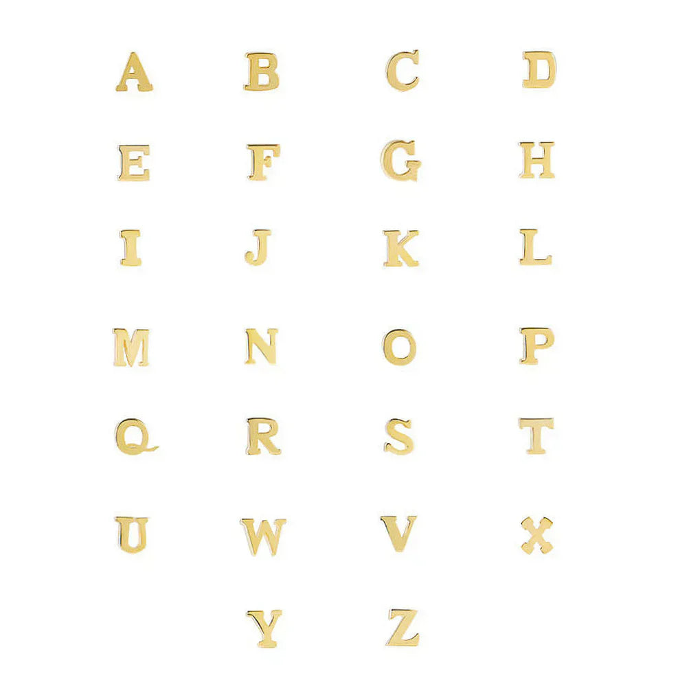 Gold Initial Bracelet Vita Signa